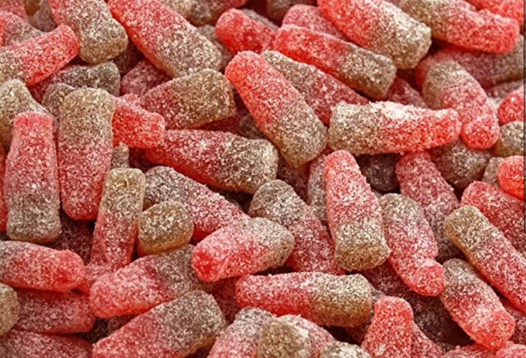 Fizzy Cherry Cola Bottles